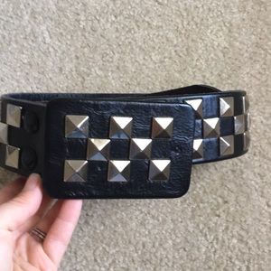 Studded Carrie belt by Patricia Field